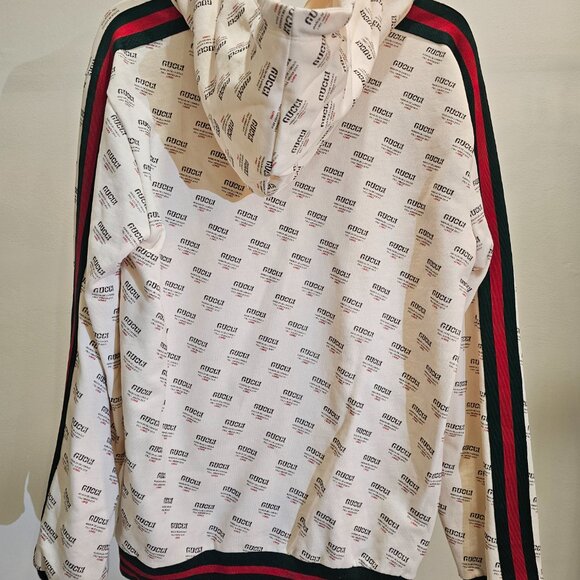 Gucci Men's Non-Zip Hoodie (no pocket) + Drawstring Sweatpants - Picture 3 of 13